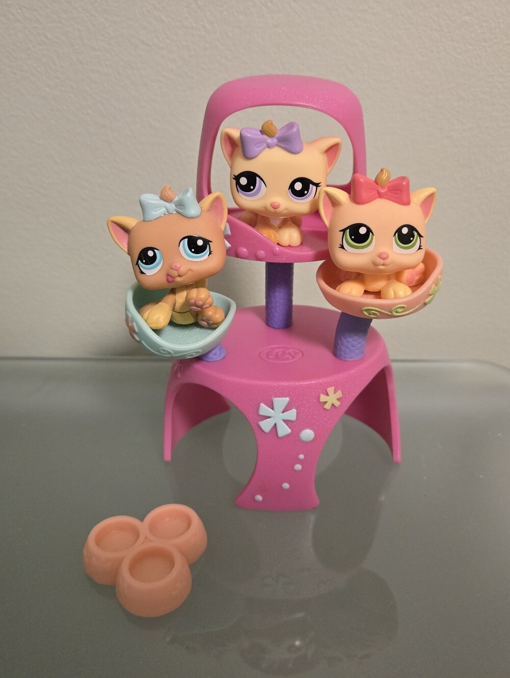 Littlest Pet Shop Kitten Triplet Playset (#1335, #1336, #1337)